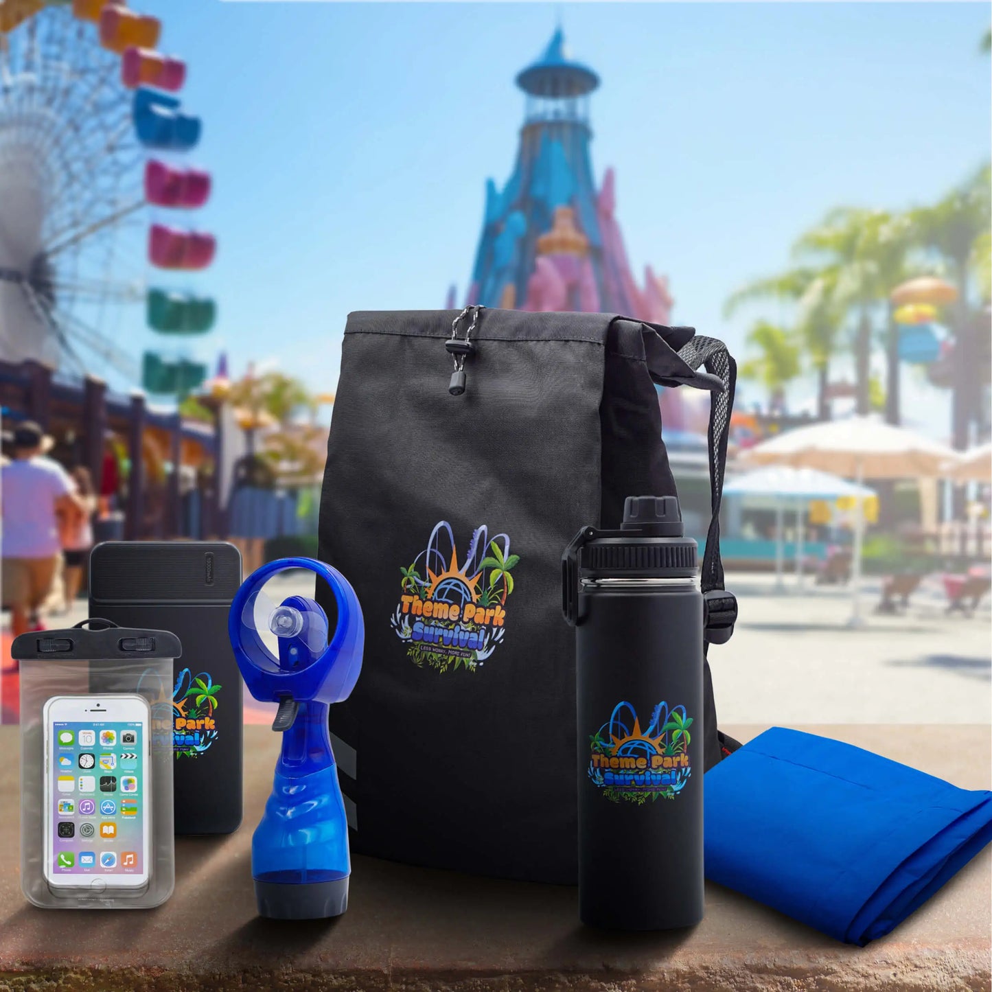 Solo Theme Park Survival Kit - Essential Gear for One